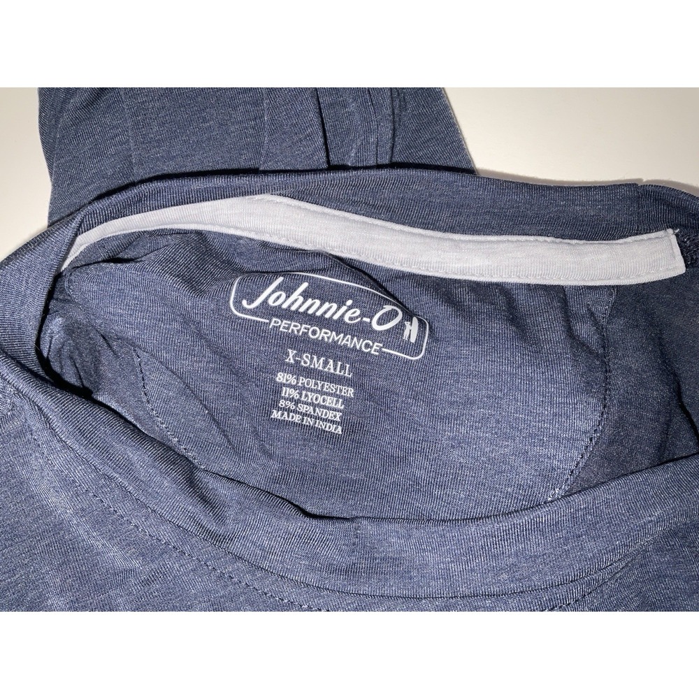 NWOT Women's Johnnie-O Course Performance Long Sleeve‎ T-Shirt Navy Blue - XS - Picture 7 of 7